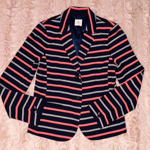 GAP Jackets & Blazers - The Academy Blazer size 10 GAP striped in used condition